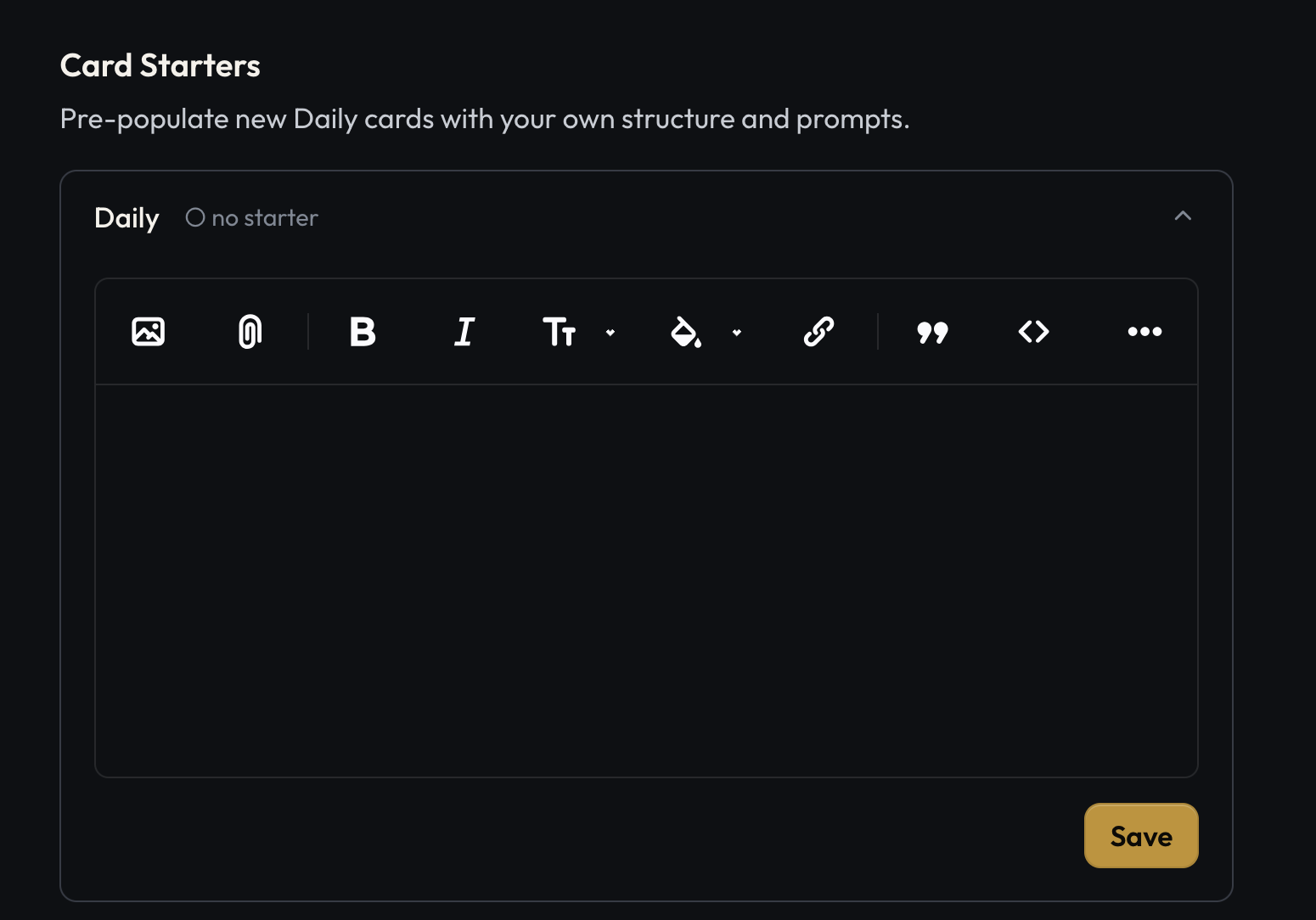Create Your Card Starter